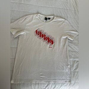 hugo boss t shirt Men’s Large Logo Cotton